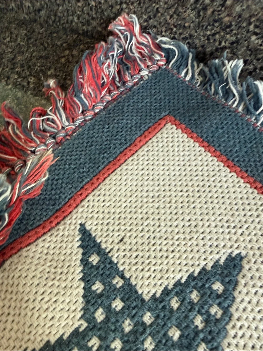 Pair of  America 2001 Fringe Accent Rug - 9/11 Commemorative